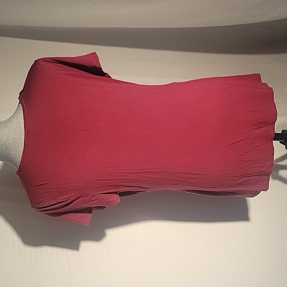 Ann Taylor Womens Plum & Red V-Neck Short Sleeve Blouses, Size: XL, Lot of 2 - Picture 8 of 11